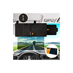Polarized Sun Visor for Car with Zipper Slider