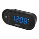 AM/FM Dual-Alarm Digital Clock Radio with Bluetooth