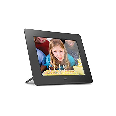8" LCD Digital Picture Frame, 4GB Built-In Memory