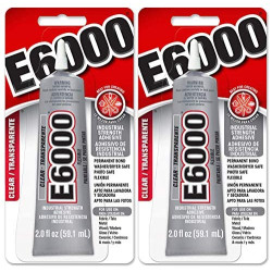 E6000 237032 Craft Adhesive, 2 fl oz Clear, 2 Pack