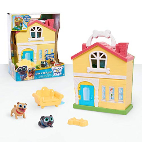 Puppy Dog Pals Stow N' Go Playset with Handle