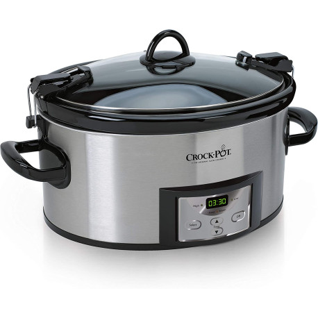 Crock-Pot SCCPVL610-S-A 6-Quart Cook & Carry Programmable Slow Cooker