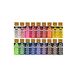 Acrylic Paint Set (2-Ounce), PROMOFAI Colors I (18 Colors)
