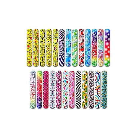 50 pcs Durable Bracelets - 25 Unique Colorful Designs