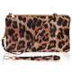 Vegan Leather Wristlet Clutch or Small Purse Crossbody Bag