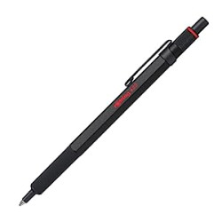 Ballpoint Pen, Medium Point, Black Ink, Black Barrel, Refillable