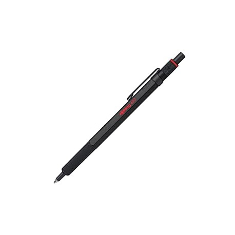 Ballpoint Pen, Medium Point, Black Ink, Black Barrel, Refillable