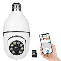 Pack 3 of 360 Camera, Light Bulb Camera Full HD 1080P