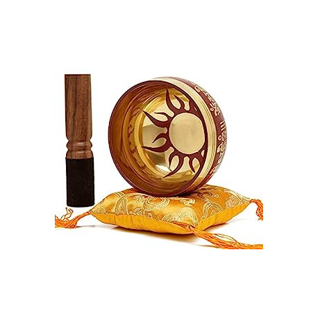 Tibetan sun singing bowl