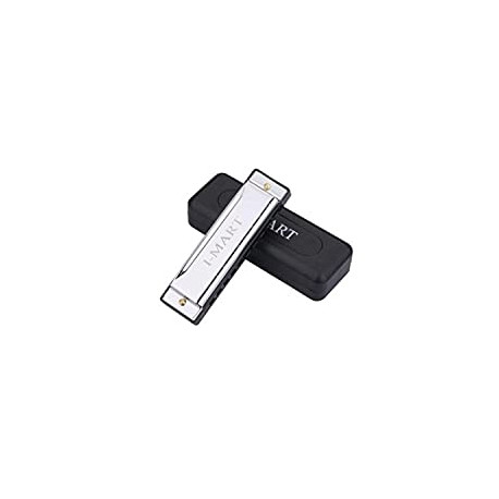 Diatonic 10 Hole Key of C Blues Harmonica (Sliver)