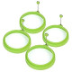 Perfect Fried Egg Mold or Pancake Rings (New, 4pcs, Green)