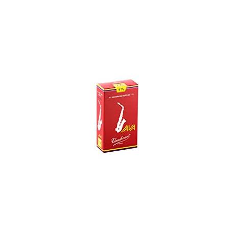 SR2615R Alto Sax JAVA Red Reeds Strength 1.5 Box of 10