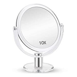 Magnifying Makeup Mirror Double Sided, 1X 10X Magnification Mirror