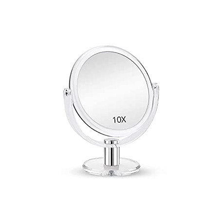 Magnifying Makeup Mirror Double Sided, 1X 10X Magnification Mirror