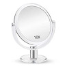 Magnifying Makeup Mirror Double Sided, 1X 10X Magnification Mirror