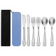 Pack 3 of 6 Piece Stainless Steel Kids Silverware Set