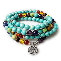 8MM Turquoise 108 Rosary Prayer