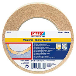 Masking Tape for Curves, 19mm x 25m