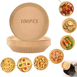 Air Fryer Disposable Paper Liner, Hendoct Air Fryer Liners, 100pcs