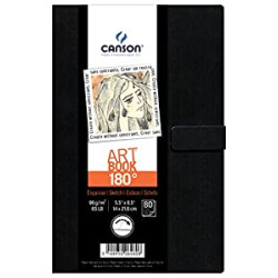 Art Book Paper Pad, Hardbound, 5.5 x 8.5 Inch, 80 Sheet