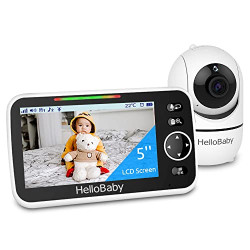 onitor, 5''Display, Pan-Tilt-Zoom Video Baby Monitor with Camera and Audio