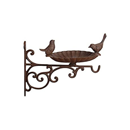 Design FB163 Cast Iron Birdbath with Bracket