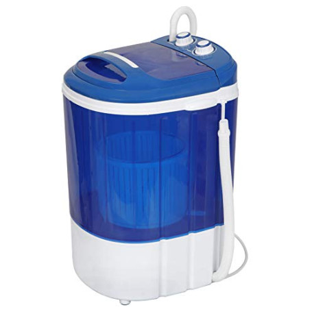 Portable Mini Washing Machine 5.7 lbs Washing Capacity Semi-Automatic