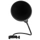 Pop Filter with Clamp - Black