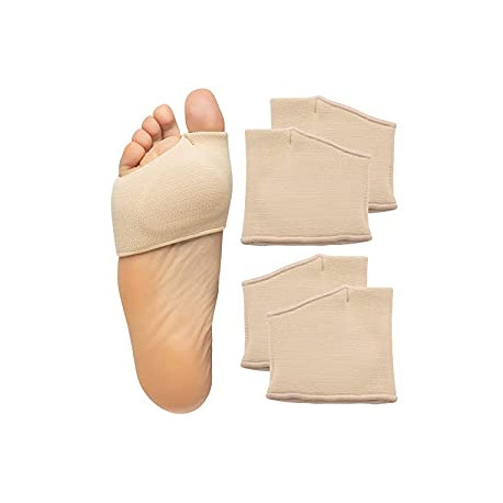2 Pairs Ball of Foot Cushions (Medium, Beige)