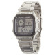 Casio Men's Classic Stainless Steel Japanese-Quartz Stainless-Steel Strap