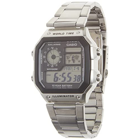 Casio Men's Classic Stainless Steel Japanese-Quartz Stainless-Steel Strap