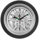 Wall Clock Battery Operated, 14 Inch Tire Wall Clock Non Ticking
