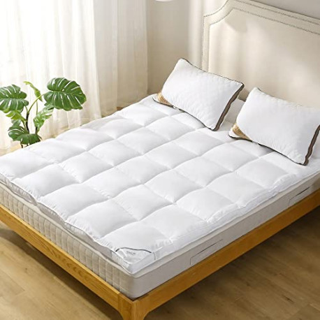 Mattress Topper King Pillowtop Bed Topper Cooling
