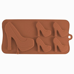 Chocolate Mould - Silicone - High Heel Shoes