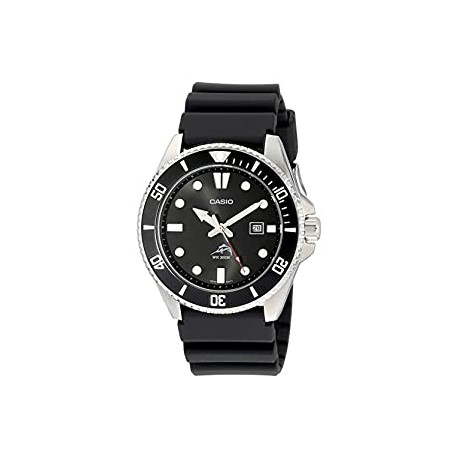 Casio Men's MDV106-1AV 200M Duro Analog Watch, Black