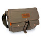 Men's Vintage Canvas Satchel School Military