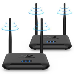 Wireless HDMI Transmitter and Receiver,1080P HD Wireless HDMI Extender
