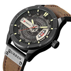 CURREN Men Quartz-Analog Watches Military Sport