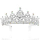 Vintage Crystal Queen Crown Tiara