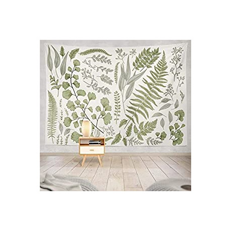 Botanical Polyester Fabric Tapestry Floral