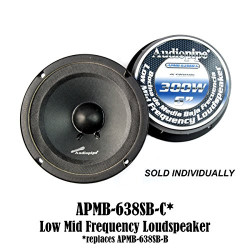 Pack 2 of Audiopipe 6" 6.5" Sealed Back Full