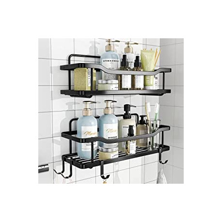 2-Pack Adhesive Shower Caddy