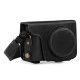 Genuine Leather Camera Case Compatible with Panasonic Lumix DMC-ZS100
