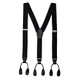 49 Inch Y-Back Adjustable Elastic Tuxedo Suspenders