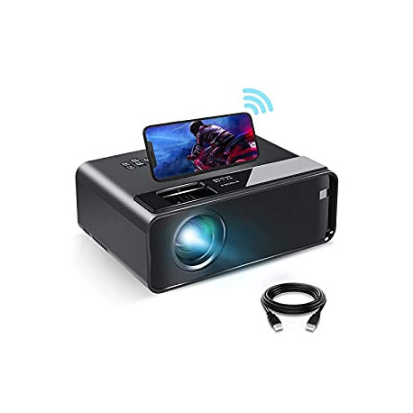 Mini Projector for iPhone, ELEPHAS 2023 WiFi Movie Projector