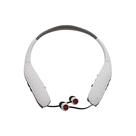 Bluetooth Neckband Earbud Headphones - White/Gray, Standard