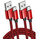 2Pack 10ft Long Micro USB Android Charger Cable Fast