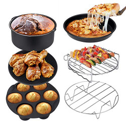 Air Fryer Accessories, Set of 6 Fit All 5.8Qt