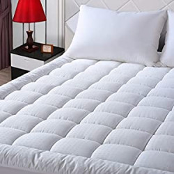 Twin Size Mattress Pad Pillow Top Mattress Cover