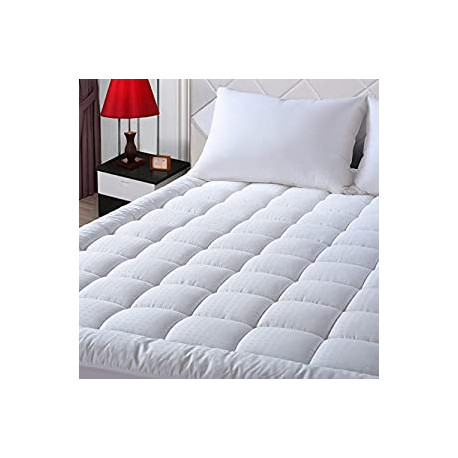 Twin Size Mattress Pad Pillow Top Mattress Cover